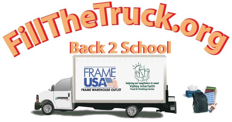 Fill the truck back to school logo