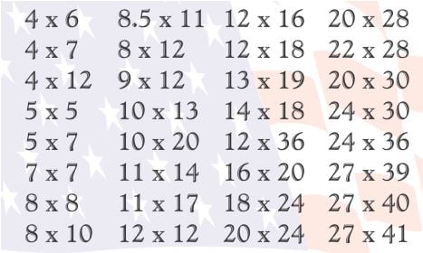 frame sizing