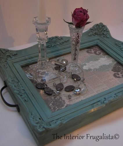 Upcycled Picture Frame Serving