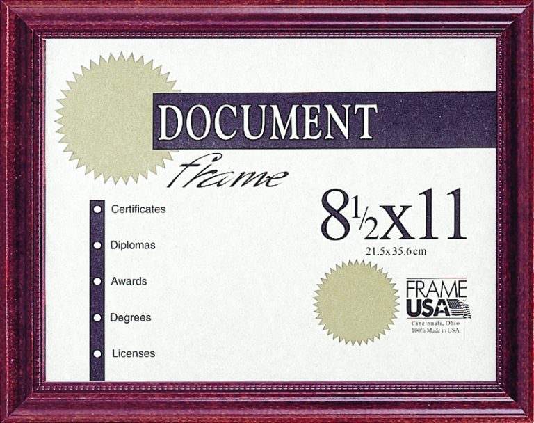 Wood Diploma Frames