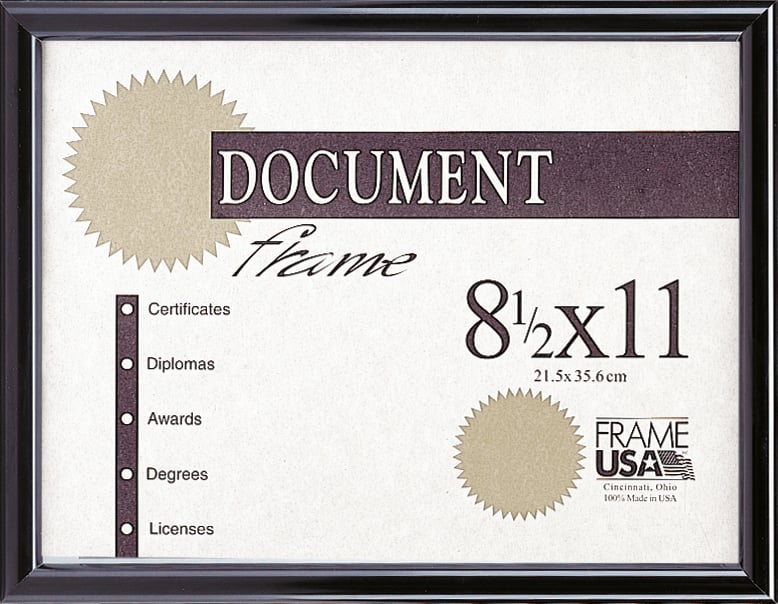 Metal Diploma Frame