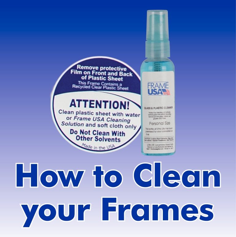 How To Clean Frames