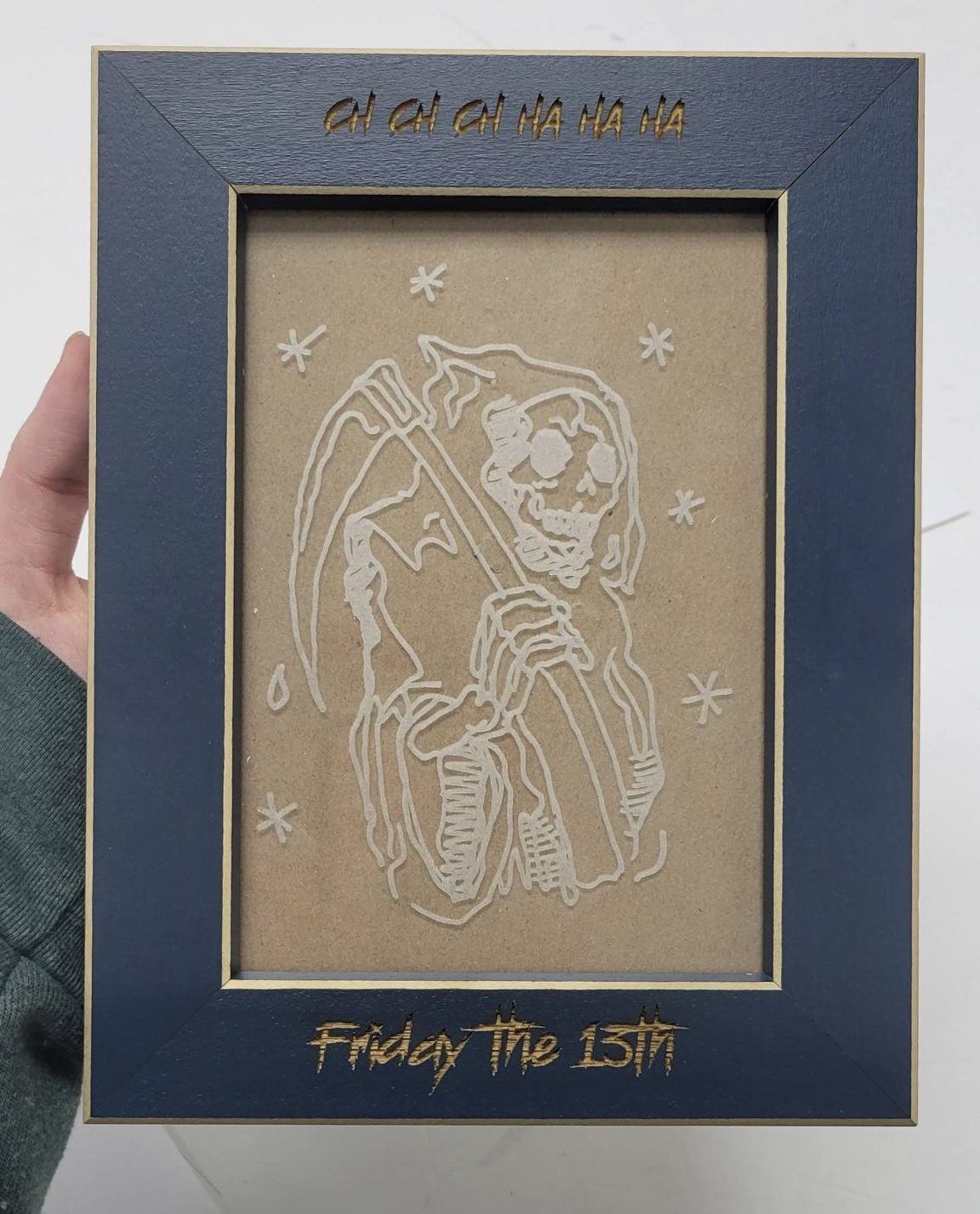 Friday the 13th Engraved Frame