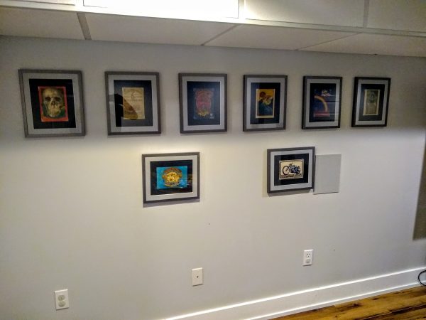 a customize picture frame design featuring Frame USA gory metal and a double floated mat